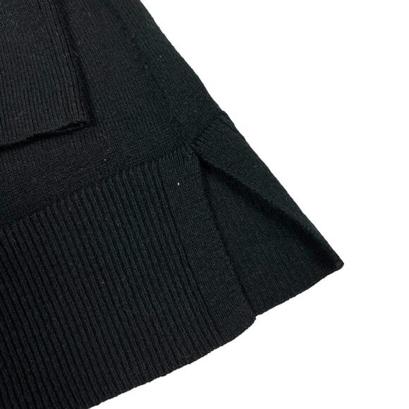 LOFT Outlet Sweater Solid Black Long Sleeve‎ V-Neck Pullover Women's Casual - Picture 7 of 10